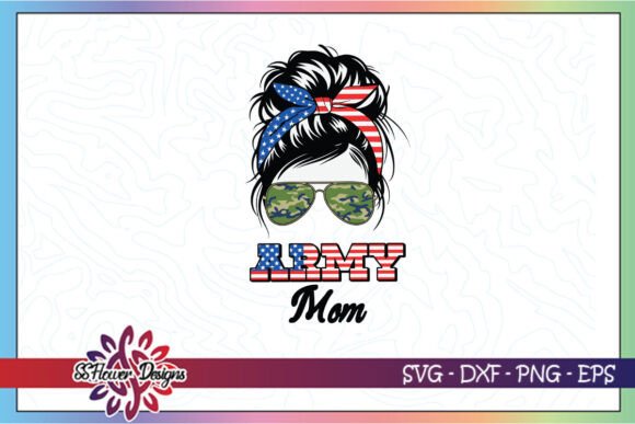 Army Mom Military Wife Veteran SVG: A Solid Graphic for Crafts and Merchandise