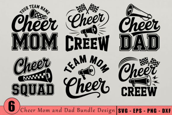 Cheer Mom and Dad Bundle SVG: A Designer’s Review for Graphics and Crafts
