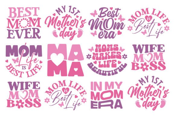 Mother s Day SVG Bundle for Mom Gift Graphics and Crafts