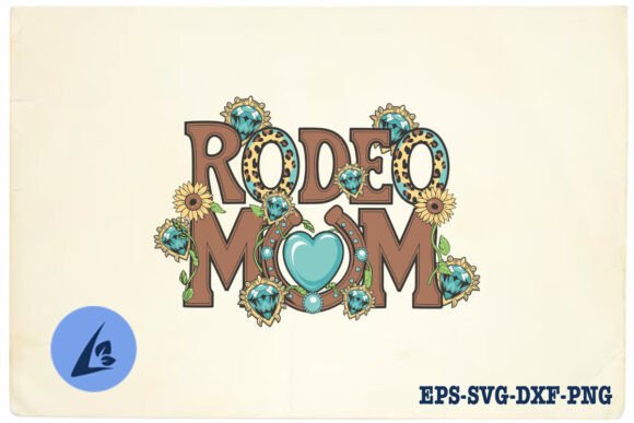 Rodeo Mom Happy Mother’s Day SVG for Website and Editorial Design