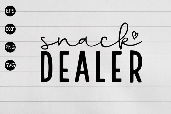 Snack Dealer SVG Graphic for Crafts and Handmade Projects