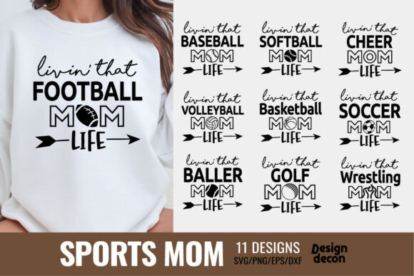 Sports Mom Life Game Day SVG PNG Bundle Graphics and Crafts Review
