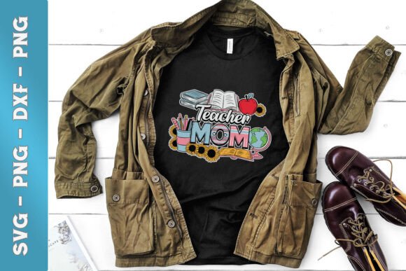 Teacher Mom Sublimation Mother’s Day SVG: A Graphics Asset for Crafts and Merch